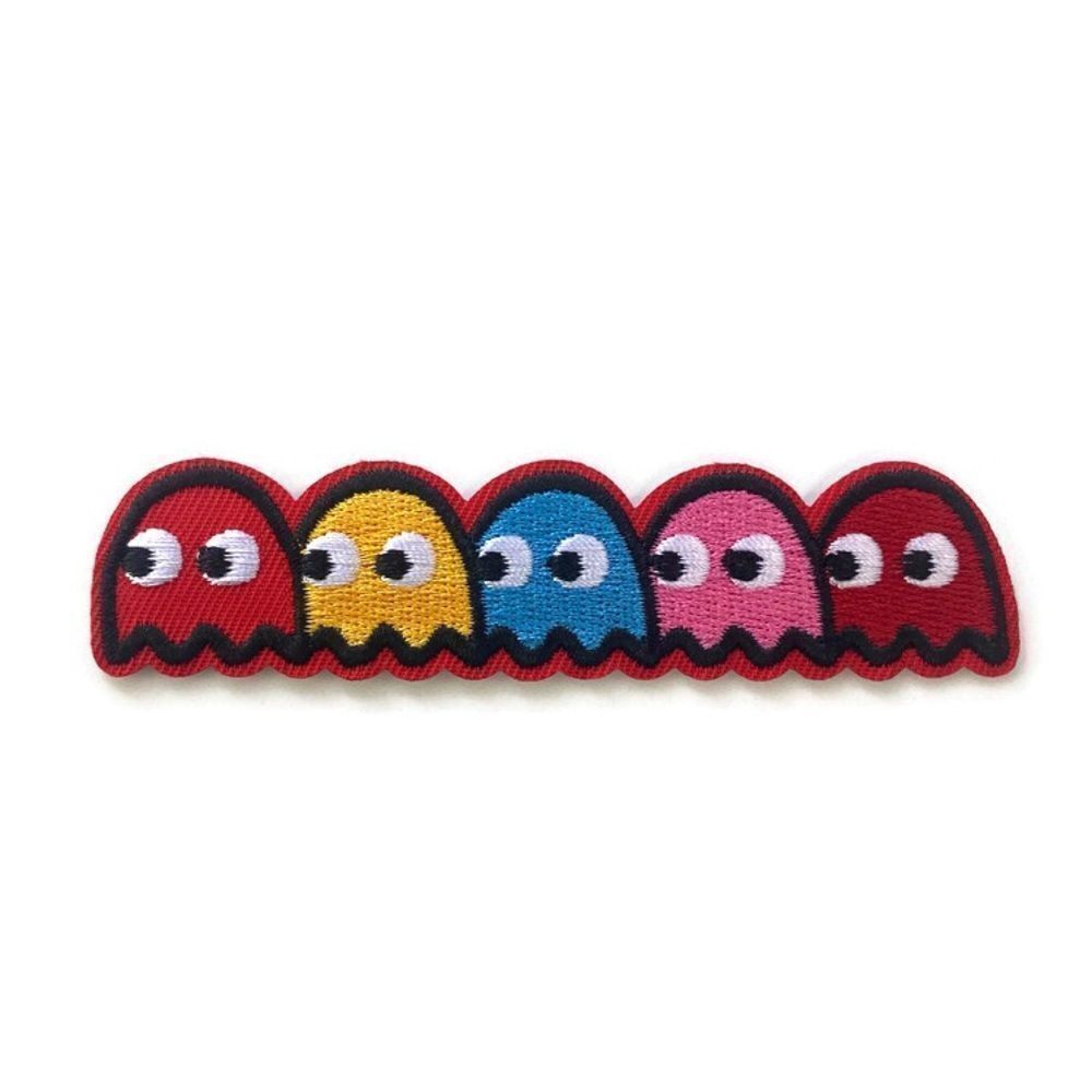 Pac-Man Embroidered Patch